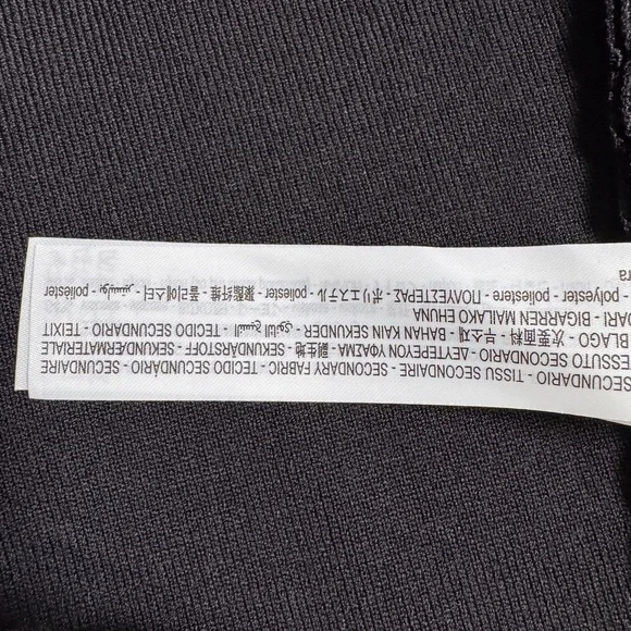 Zara Elegant Black and Cream Long Sleeve Dress - Picture 9 of 9